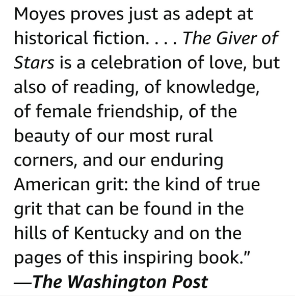 Book, The Giver of Stars by Jojo Moyes, Hardcover, A Novel - Picture 6 of 8